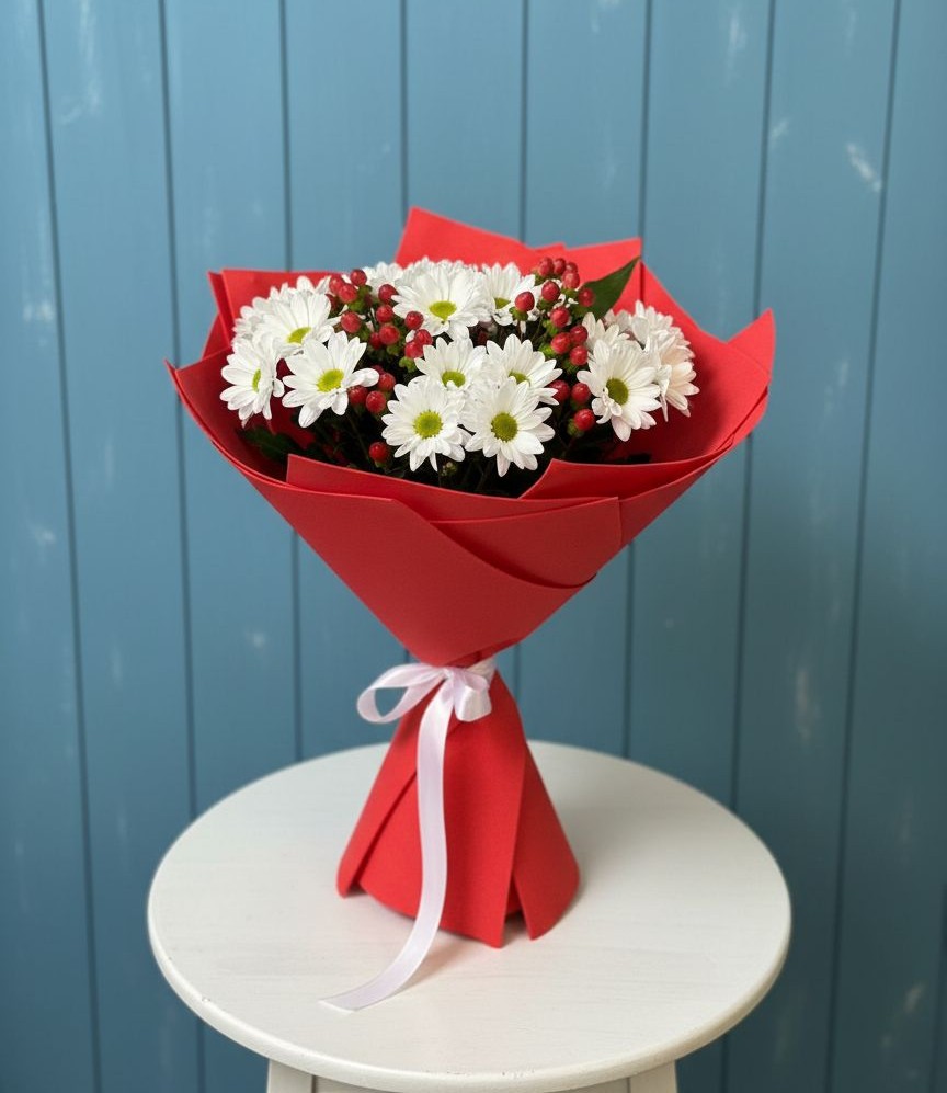 Букет цветов из: Хризантемы в Новкусе-Артезиане