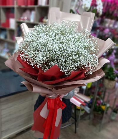 Букет цветов из: Гипсофила в Новкусе-Артезиане
