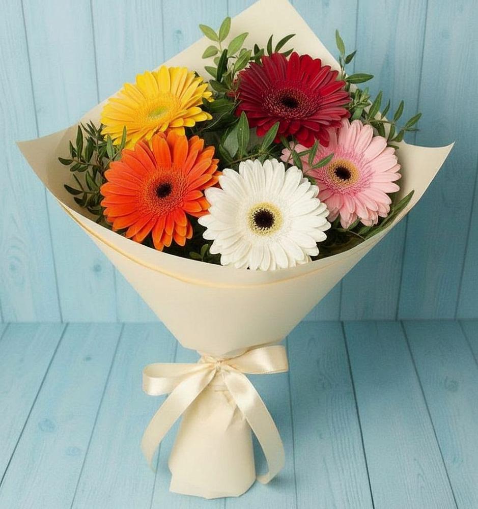 Букет цветов из: Герберы в Новкусе-Артезиане