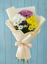 Букет цветов из:  Хризантемы в Новкусе-Артезиане