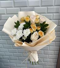 Букет цветов из:  Розы и Хризантемы #REPLACE_PRED# Новкусе-Артезиане