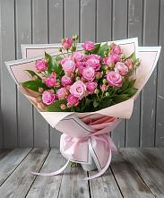 Букет Розовый кустик #REPLACE_PRED# Новкусе-Артезиане