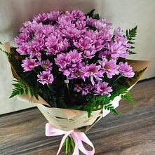 Букет цветов из:  Хризантемы #REPLACE_PRED# Новкусе-Артезиане