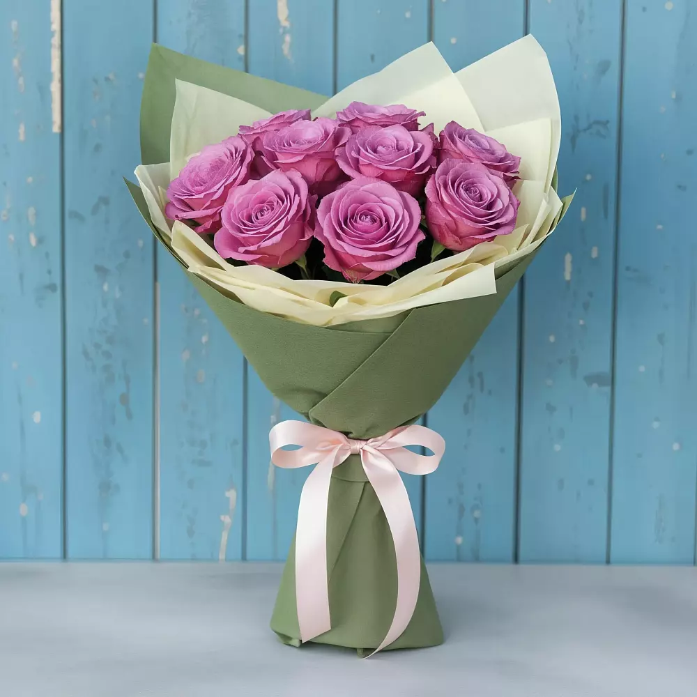 Букет Розы Фёрст Леди в Новкусе-Артезиане