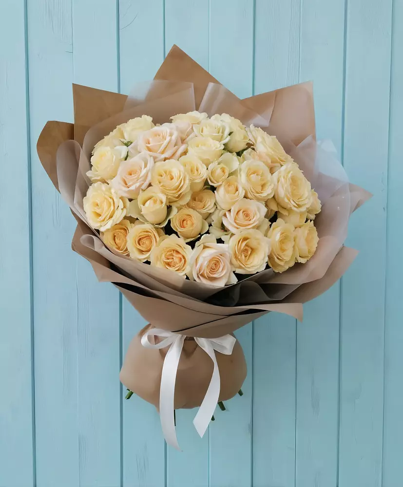Букет Кремовое облако в Новкусе-Артезиане